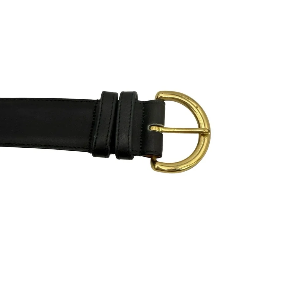 Coach Dark Navy Blue Leather Belt Womens Small S 26